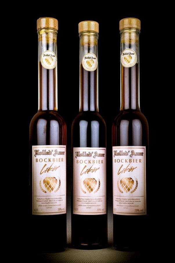 3 Flaschen Bockbier-Likör