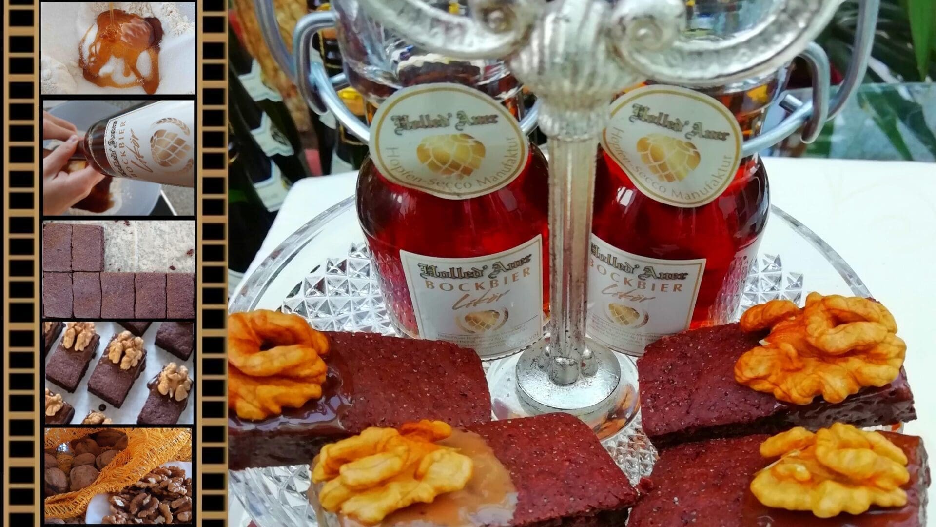 Honig-Lebkuchen mit Holled’Auer Bockbier-Likör