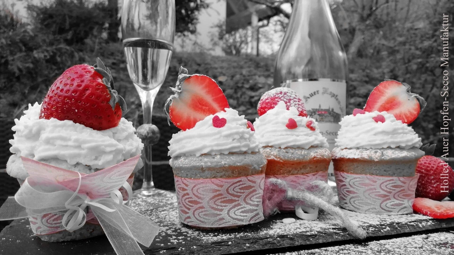 Erdbeeren Cup Cakes zum Muttertag